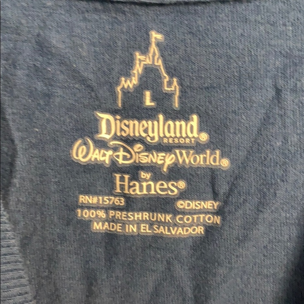 Blue Walt Disney world short sleeve tshirt youth L - Picture 3 of 3